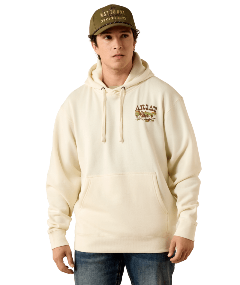 MNS Ariat Pulp Western Hoodie - Turtledove
