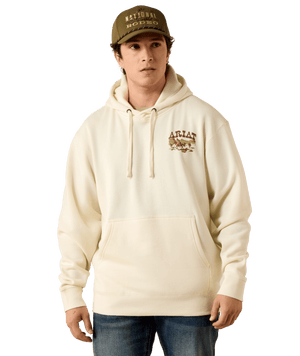 MNS Ariat Pulp Western Hoodie - Turtledove