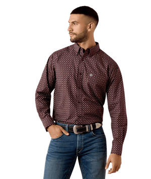MNS Contstantine Classic Fit Shirt - Fudge Medallion Print