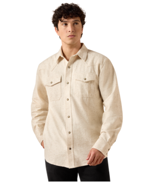 MNS Retro Hercules Fitted Snap Shirt - Peyote