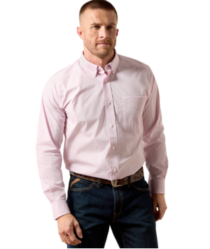 MNS Wrinkle Free Wyle Classic Fit Shirt - Lilac Snow Paisley Print