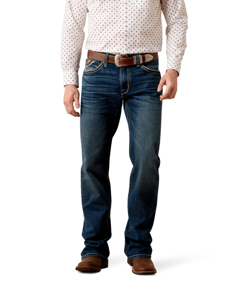 Ariat Men's MNS M4 Relaxed Crawford Boot Cut Jeans, Silverton