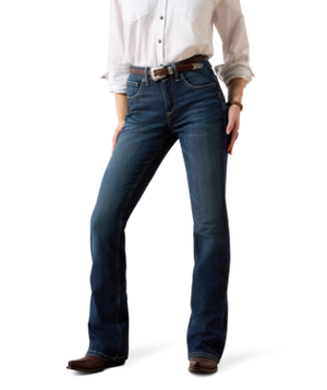 WMS High Rise Mazie Boot Cut Jeans - Plumas