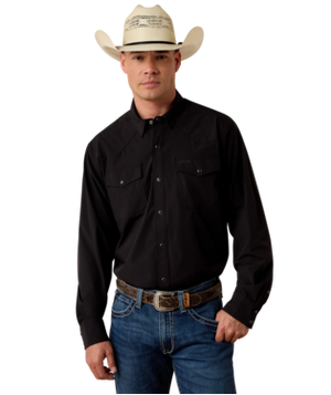 MNS FrontierFlex VentTEK Western Classic Fit Snap Shirt - Black