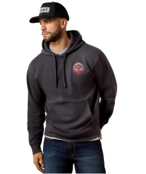 MNS Ariat Frontier Circle Shape Hoodie - Phantom