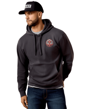 MNS Ariat Frontier Circle Shape Hoodie - Phantom