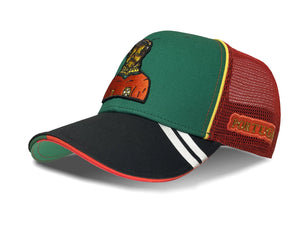 Corne Collection Bicho Portugal Cap, Green/Black/Red