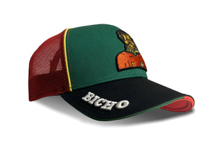 Corne Collection Bicho Portugal Cap, Green/Black/Red