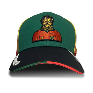 Corne Collection Bicho Portugal Cap, Green/Black/Red