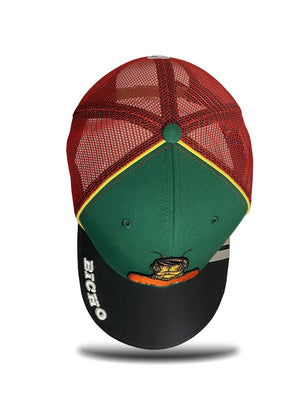 Corne Collection Bicho Portugal Cap, Green/Black/Red