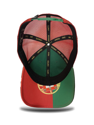 Corne Collection Bicho Portugal Cap, Green/Black/Red