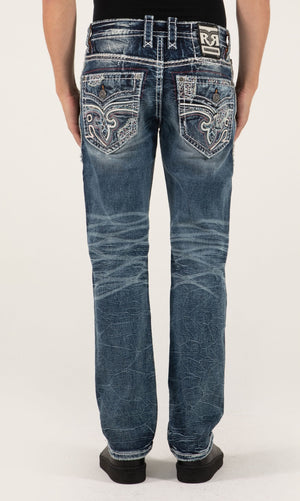 Rock Revival Men's Mckay J205 Straight Jean