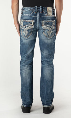 Rock Revival Men's Myles J200 Straight Jean