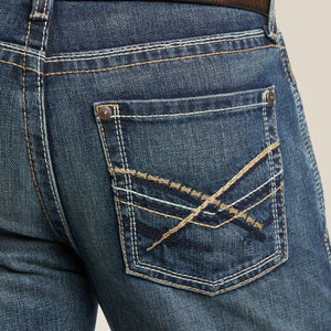 Ariat Men's M5 Straight Arrowhead Jeans, Deadrun