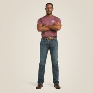 Ariat Men's M5 Straight Arrowhead Jeans, Deadrun