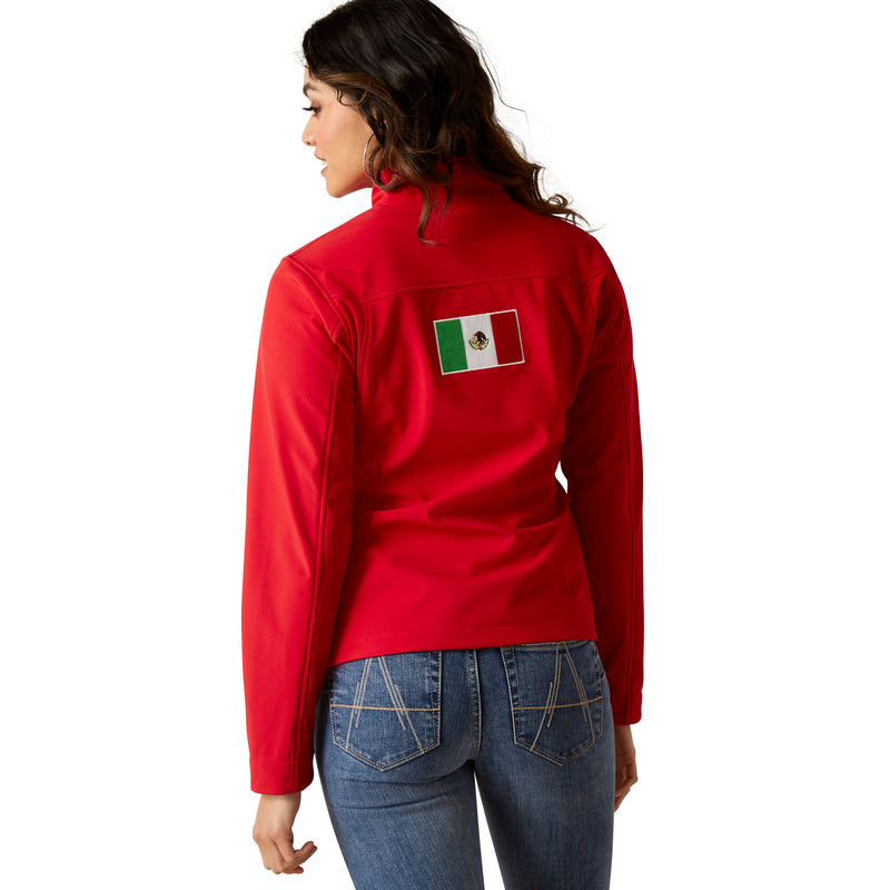 Ariat Women's Classic Team Softshell MEXICO Water Resistant Jacket