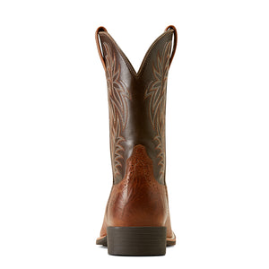 Ariat Men's Sport Wide Square Toe Cowboy Boot, Peanut Butter