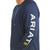 Ariat Men's Rebar Heat Fighter T-Shirt, Navy