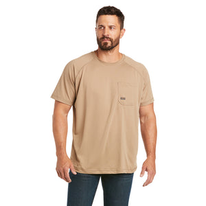 Ariat Men's Rebar Heat Fighter T-Shirt, Khaki