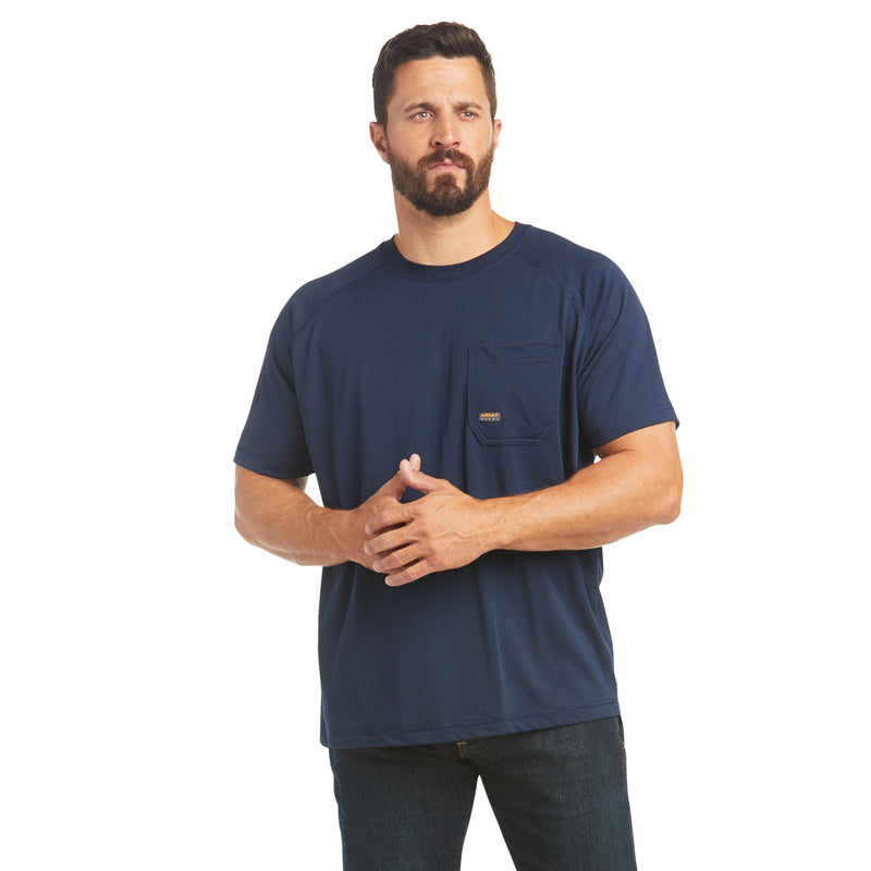 Ariat Men's Rebar Heat Fighter T-Shirt, Navy