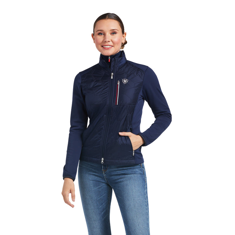 Ariat Women's Fusion Insulated Jacket, Navy/Red