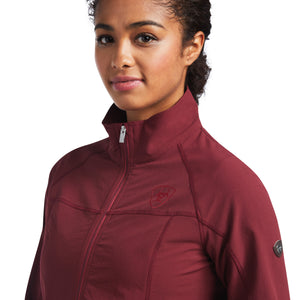 Ariat Women's Agile Softshell Jacket, Zinfandel