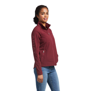 Ariat Women's Agile Softshell Jacket, Zinfandel