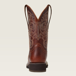Ariat Women's Delilah StretchFit Wide Square Toe Western Boot, Spiced Cider