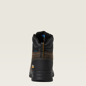 Ariat Women's Treadfast 6" Waterproof Work Boot, Dark Brown