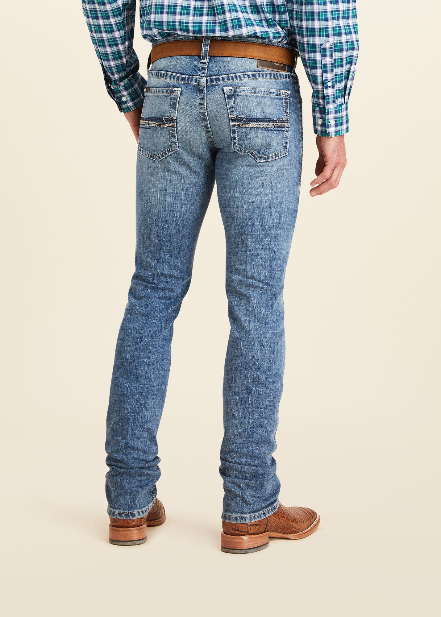 Ariat Men's M7 Slim Stowell Straight Jean, Poplar