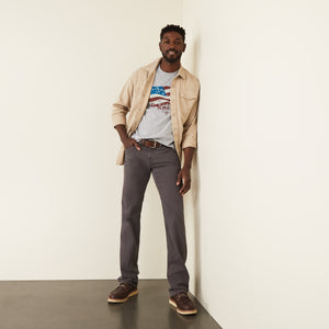 Ariat Men's M7 Grizzly Straight Jean, Charcoal