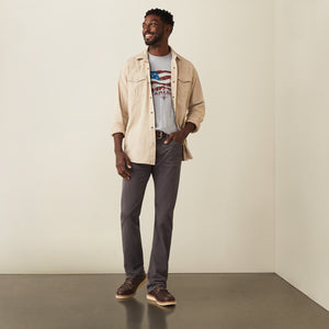 Ariat Men's M7 Grizzly Straight Jean, Charcoal