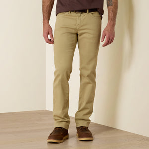 Ariat Men's Grizzly Straight Jean, Dark Khaki