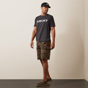 Ariat Men's Branded T-Shirt, Charcoal Heather