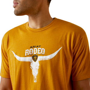 Ariat Men's Ariat Rodeo Skull T-Shirt, Buckhorn Heather