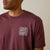Ariat Men's Curve Ball T-Shirt, Burgundy Heather