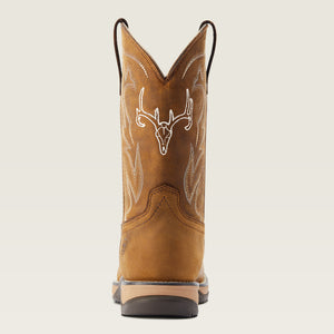 Ariat Women's Anthem Deer Waterproof Western Boot, Distressed Brown