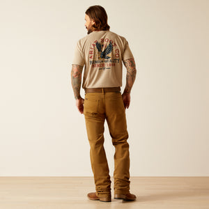 Ariat Men's M5 Straight Hansen Straight Leg Jeans, Teak Brown