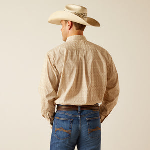 Ariat Men's 360 Airflow  Classic Fit Long Sleeve Shirt, Simply Taupe