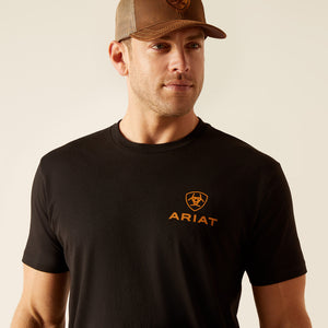 Ariat Men's Ariat Farm Fields T-Shirt, Black