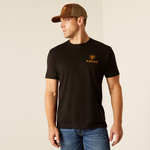 Ariat Men's Ariat Farm Fields T-Shirt, Black