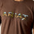 Ariat Men's Ariat Logo SW Landscape T-Shirt, Brown Heather