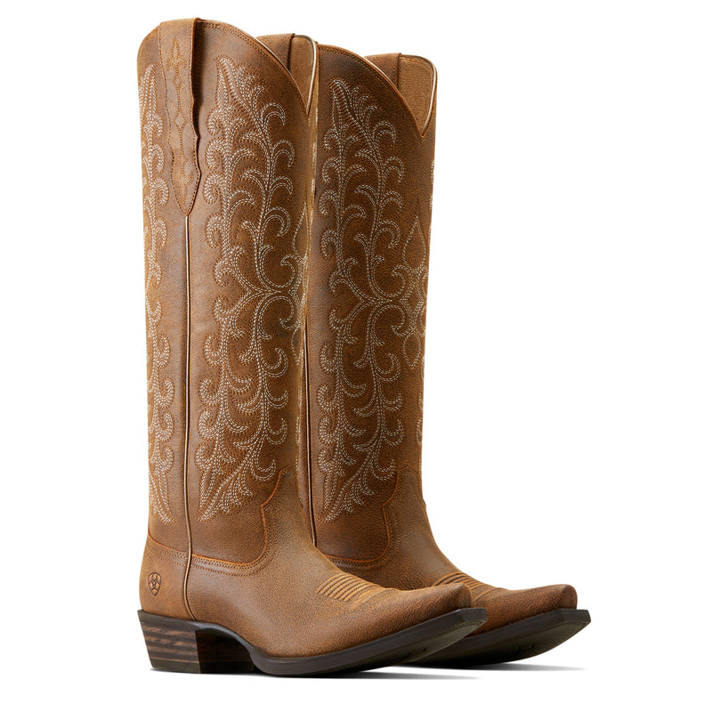 Ariat Women's Tallahassee Stretchfit Western Boot, Brown Bomber
