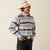 Ariat Men's Team Logo Deacon Classic Fit Long Sleeve Shirt, Blue|Light Green