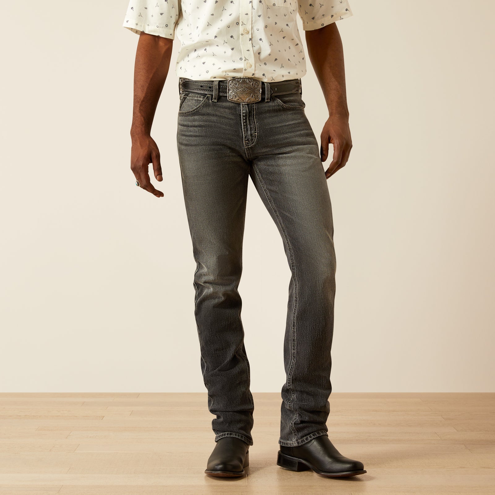 Ariat Men's M8 Modern Rolland Straight Leg Jeans, Kohana