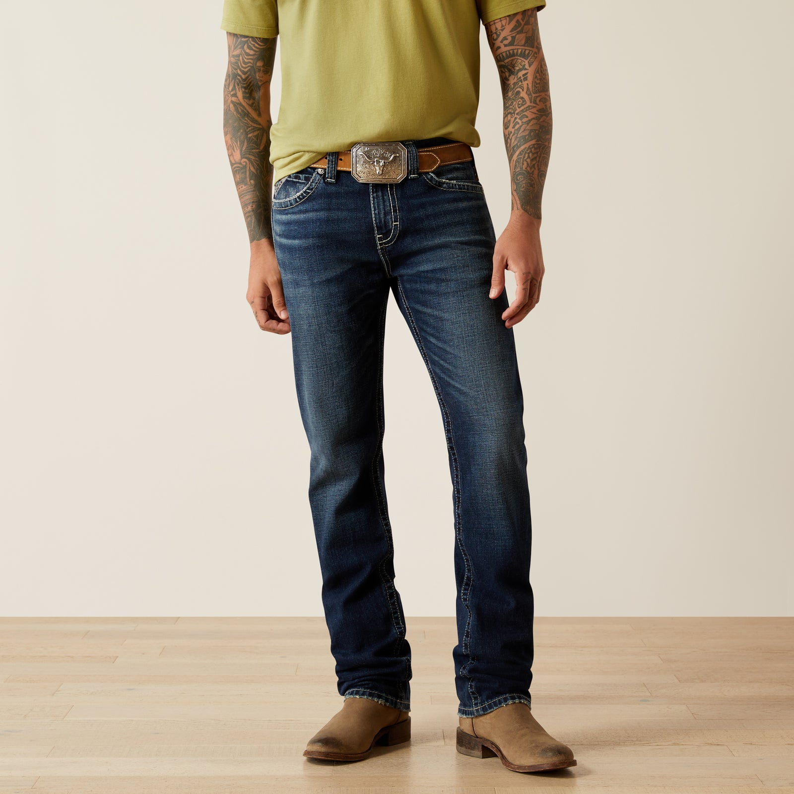 Ariat Men's M8 Modern Matthew Straight Leg Jeans, Hillcrest