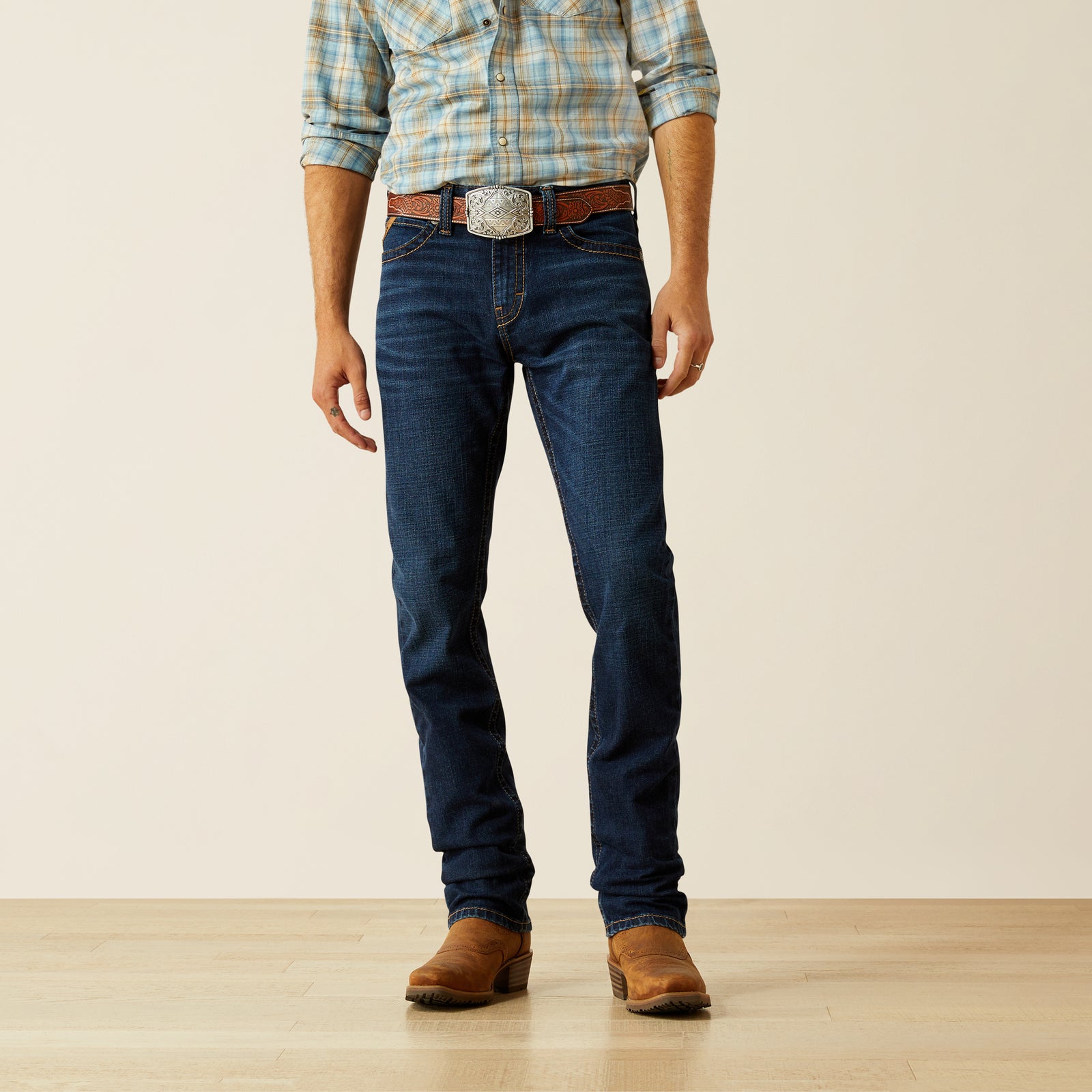 Ariat Men's M8 Modern Reagan Slim Leg Jeans, Brenham