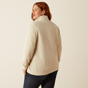 Ariat Women's June 1/2 Zip Sweatshirt, Oatmeal Heather