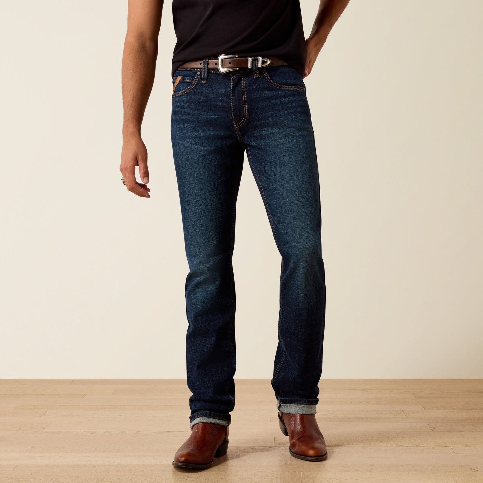 Ariat Men's M8 Modern Brock Slim Straight Leg Jeans, Langston