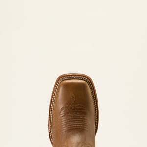 Ariat Women's County Lane Wide Square Toe Western Boot, Natural Tan